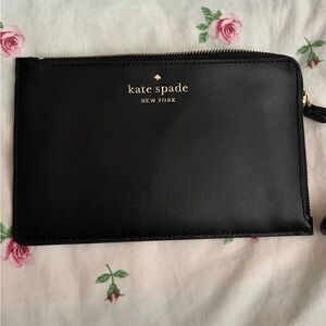 Kate Spade Black Wristlet Clutch